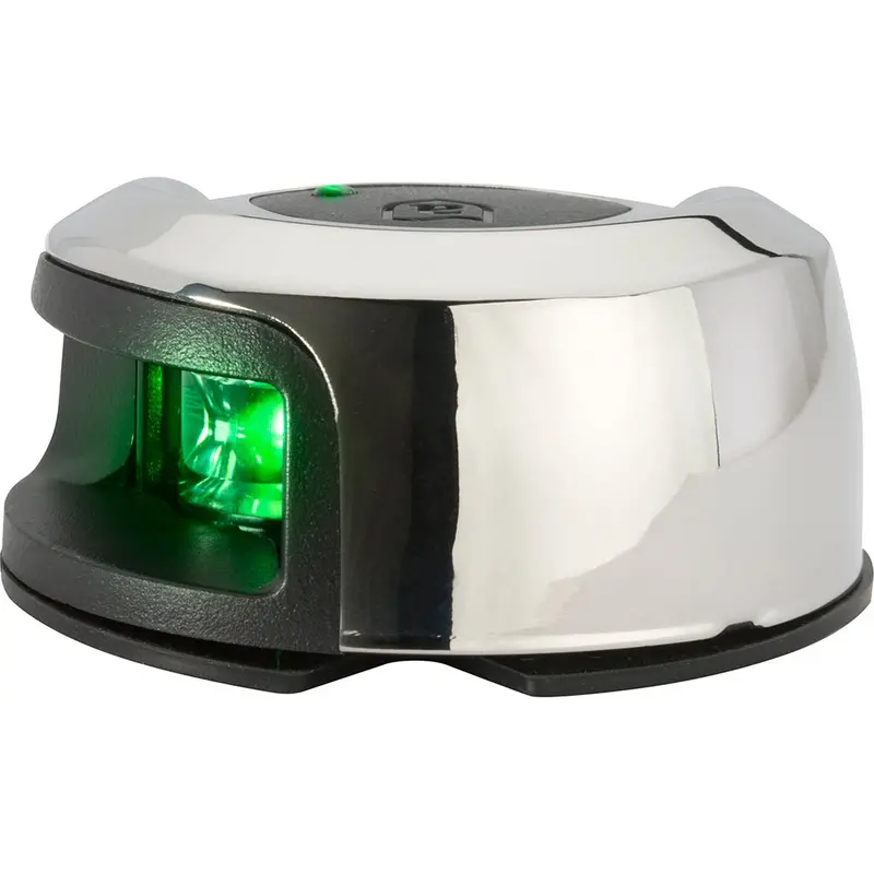 Attwood Lightarmor Deck Mount Navigation Light - Stainless Steel - Starboard (Green) - 2Nm [Nv2012ssg-7] 1