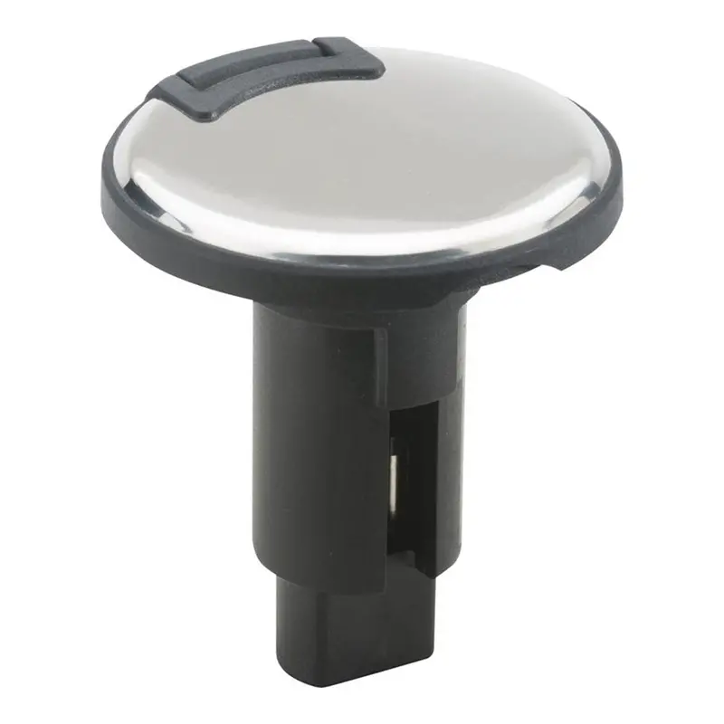 Attwood Lightarmor Plug-In Base - 2 Pin - Stainless Steel - Round [910R2psb-7] 1