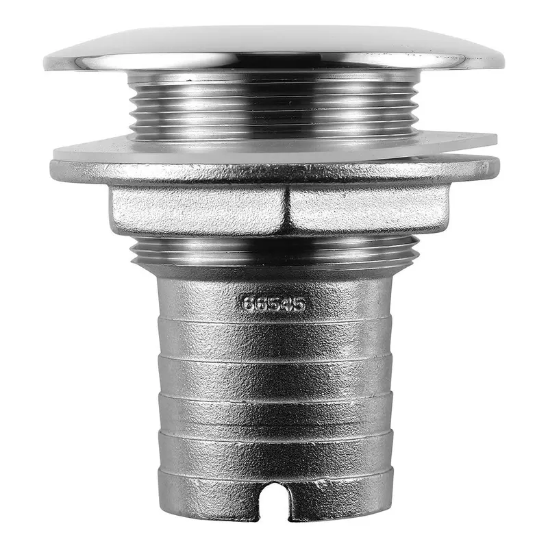 Attwood Stainless Steel Thru-Hull Short Straight Barbed - 1-1/2" Inner Diameter [66545-3] 1