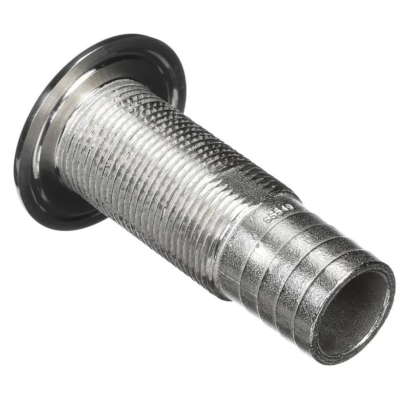 Attwood Stainless Steel Thru-Hull Standard Straight Barbed - 1-1/8" Inner Diameter [66549-3] 1
