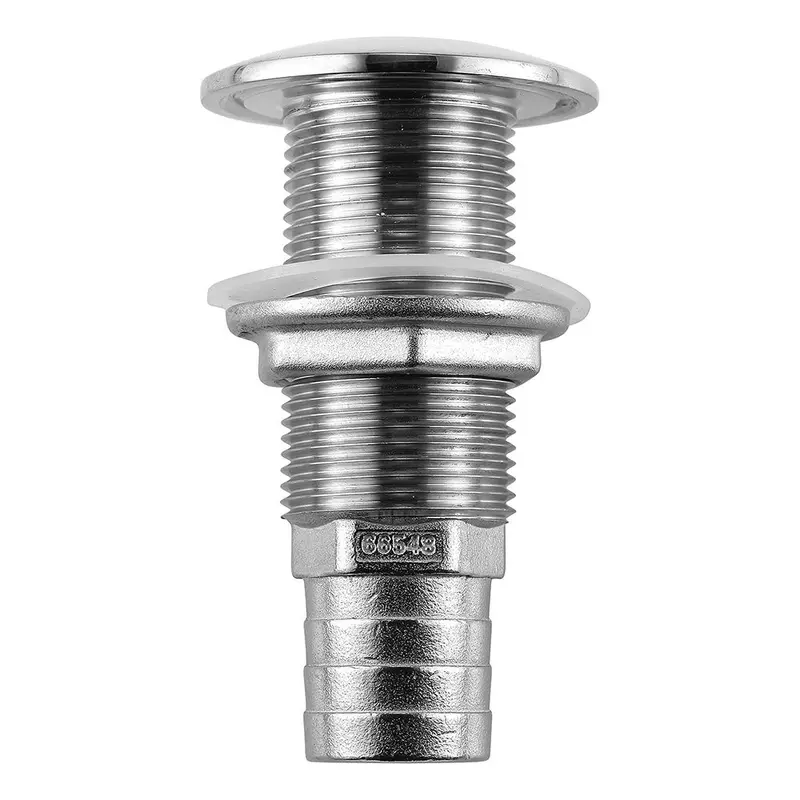 Attwood Stainless Steel Thru-Hull Standard Straight Barbed - 1" Inner Diameter  [66548-3] 1