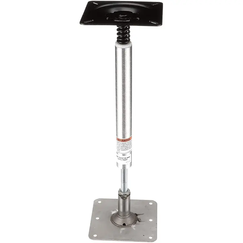 Attwood Swivl-Eze Lockn-Pin 3/4" Pedestal Kit 13" Post 7" X 7" Stainless Steel Base Plate Threaded [977339-T] 1