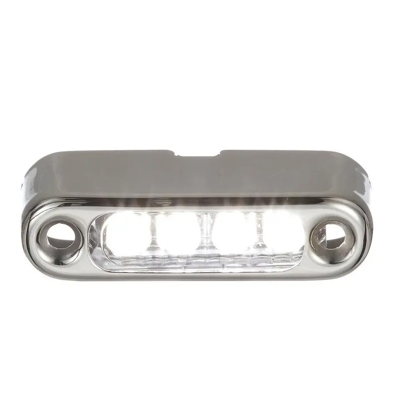 Attwood White Led Micro Light W/Stainless Steel Bezel  Vertical Mount [6350W7] 1