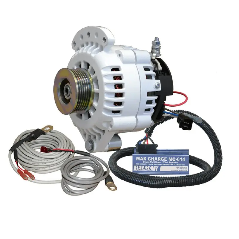 Balmar 621 Series 120A Kit W/Mc-618 Regulator, T-Sensor, K6 Pulley, Single Foot  Mounting Hardware [621-Vup-Mc-120-K6] 1