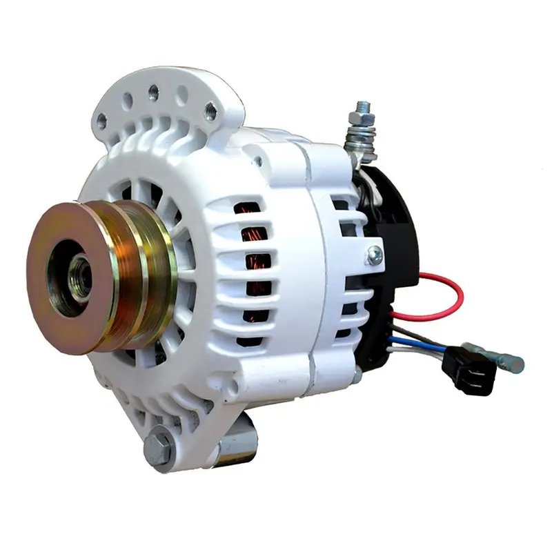 Balmar Alternator 120 Amp 12V 1-2" Single Foot Spindle Mount Dual Vee Pulley W/Isolated Ground [621-120-Dv] 1