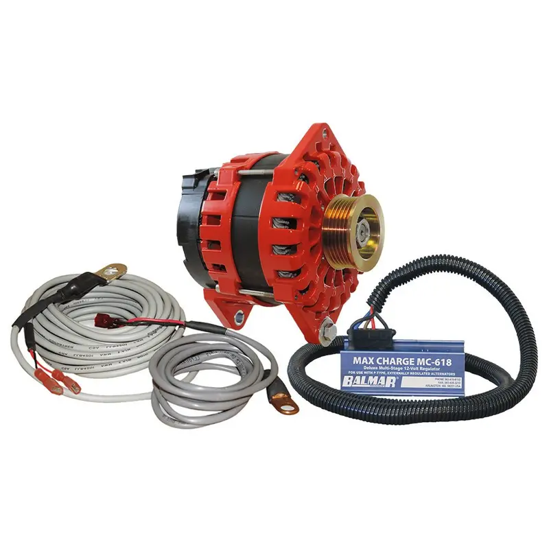Balmar Alternator 170 Amp 12V 4" Dual Foot Saddle K6 Pulley [Xt-Df4-170-K6] 1
