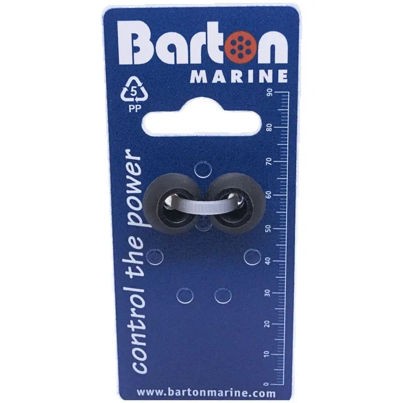 Barton 4Mm Rope Stoppers - Black - Pair [42812] 1