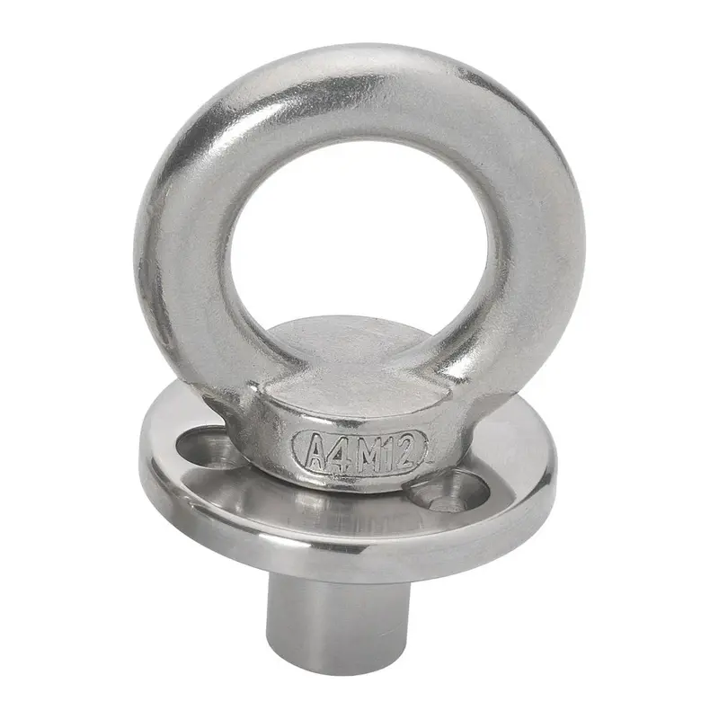 Barton Deck Plate W/Fixing  Eye W/Blanking Plug - M12 Eye [60362] 1