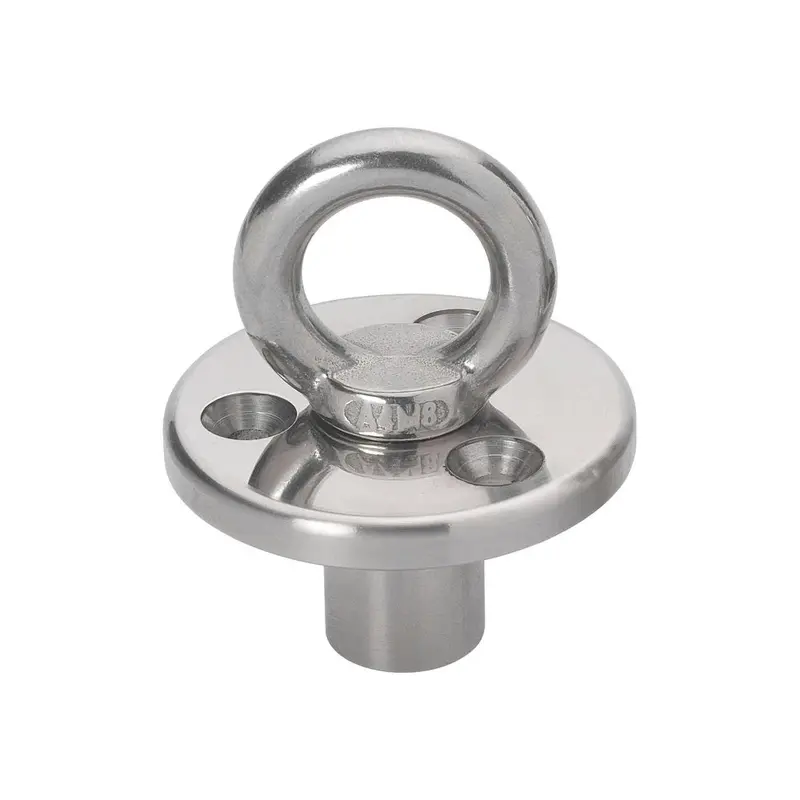 Barton Deck Plate W/Fixing  Eye W/Blanking Plug - M8 Eye [60360] 1