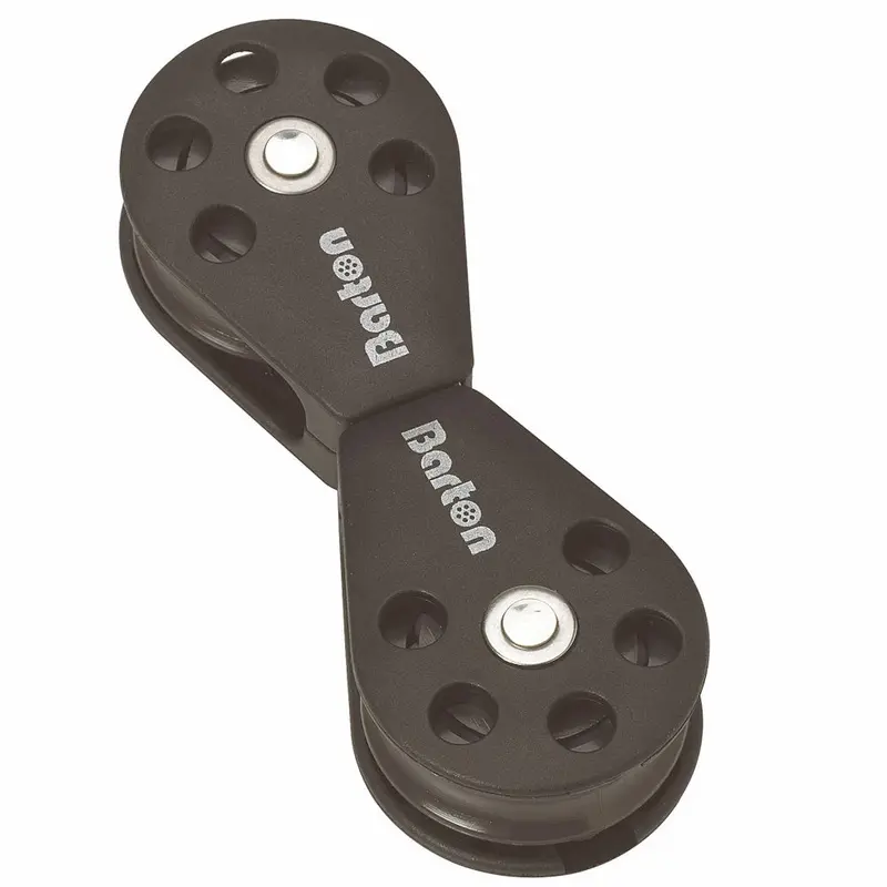 Barton Plain Bearing Pulley Block Back To Back Swivel Block - Size 1, 30Mm [N01280] 1