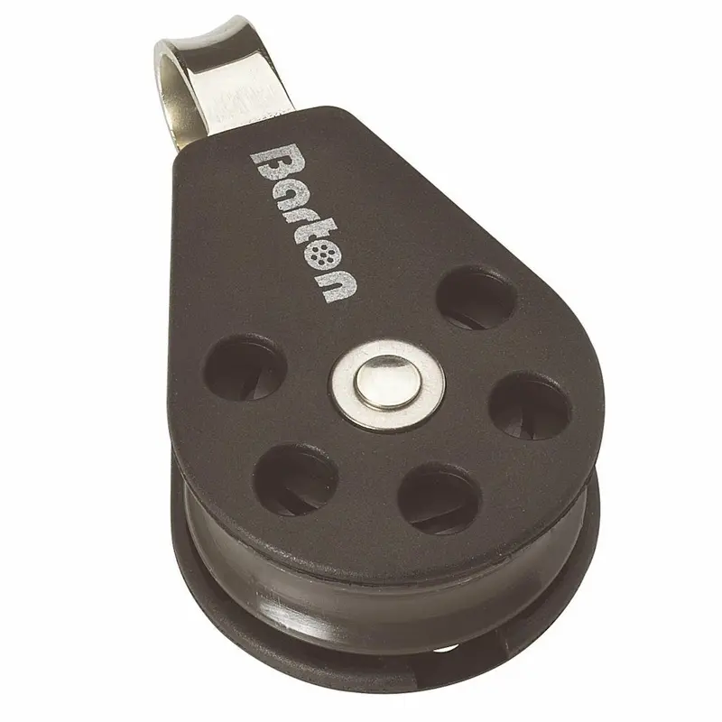 Barton Size 1 30Mm Plain Bearing Pulley Block Single Fixed Eye [N01110] 1