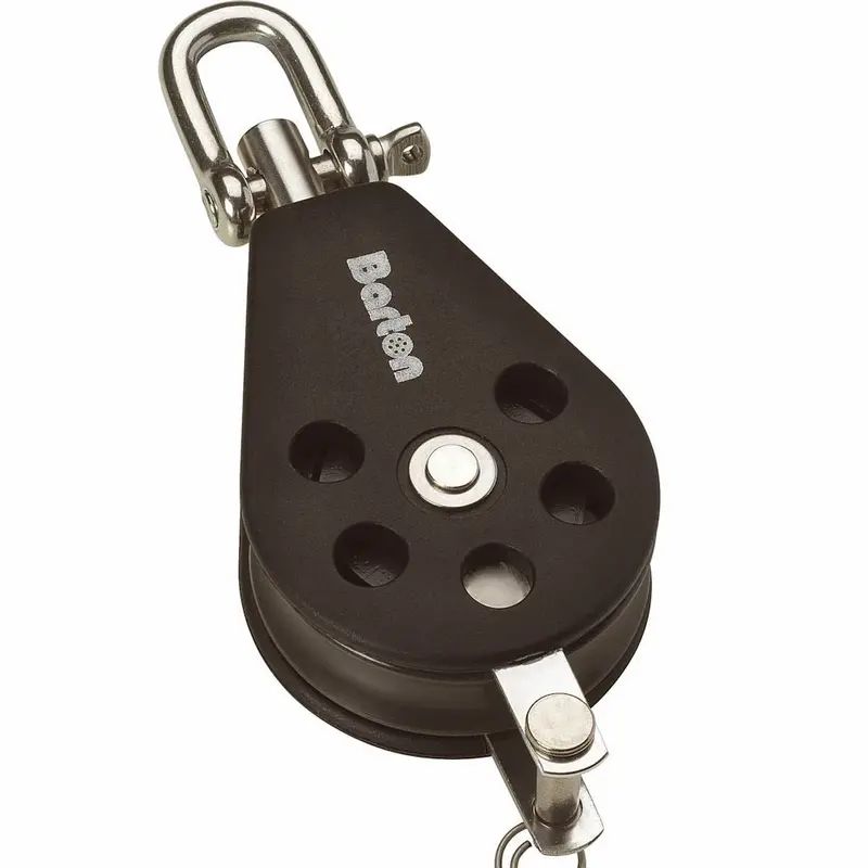 Barton Size 1 30Mm Plain Bearing Pulley Block Single Swivel  Becket [N01131] 1