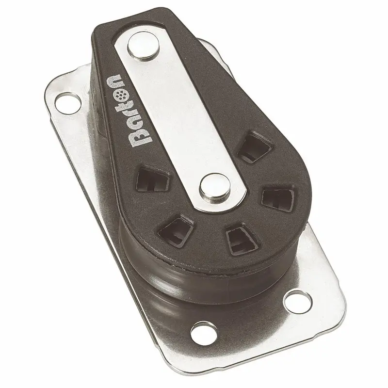 Barton Size 4 58Mm Plain Bearing Pulley Cheek Block [N04160] 1