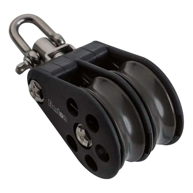Barton Size 5 54Mm Plain Bearing Pulley Block Double Block  Swivel [N05230] 1