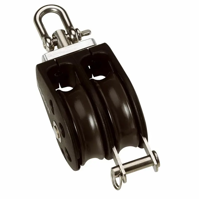 Barton Size 5 54Mm Plain Bearing Pulley Block Double Swivel  Becket [N05231] 1