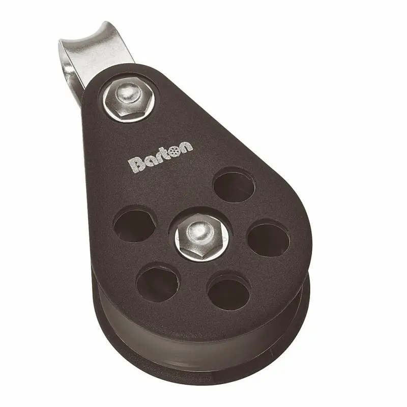 Barton Size 6 64Mm Plain Bearing Pulley Single Block Fixed Eye [N06110] 1