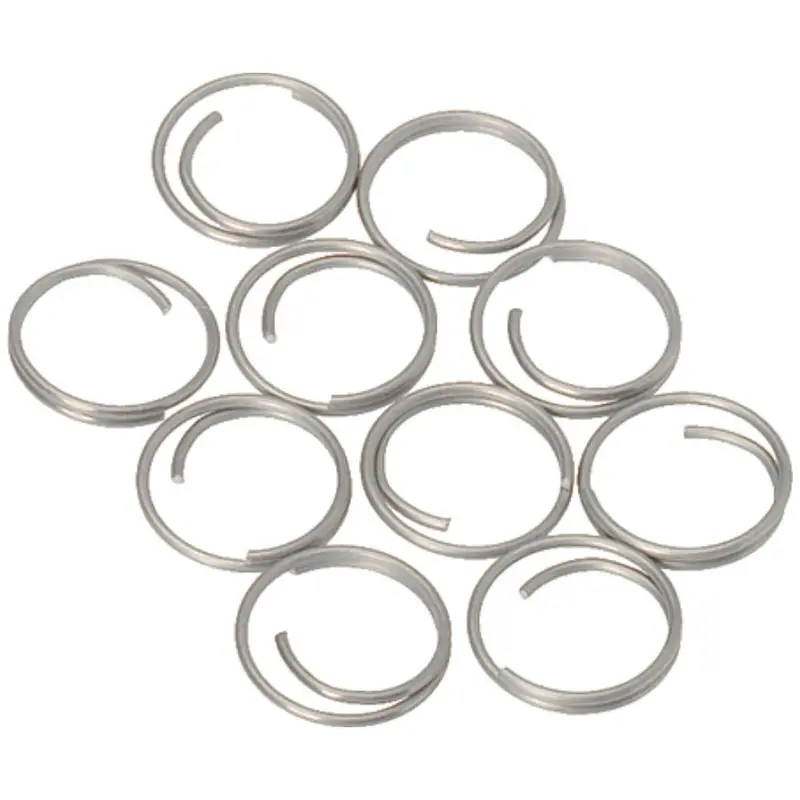 Barton Stainless Steel Large Split Rings - 14Mm - 10-Pack [60191] 1
