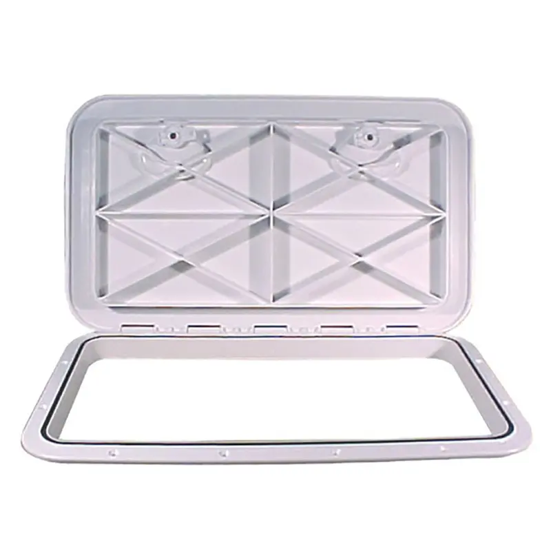 Beckson 14" X 24" Flush Hatch White - Asa Material - Acrylonitrile Styrene Acrylate [Ht1424aw] 1