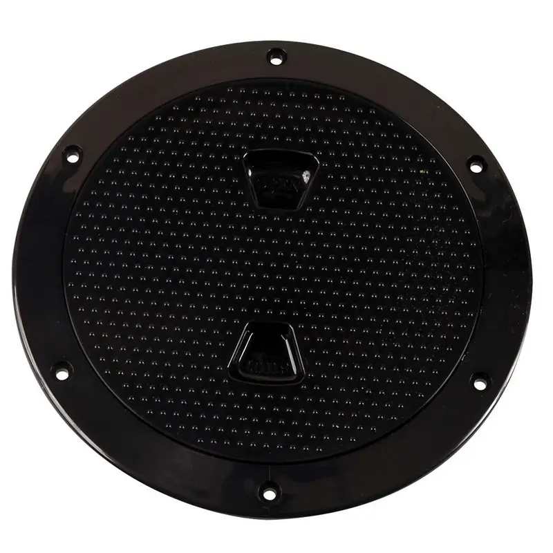 Beckson 6" Non-Skid Screw-Out Deck Plate - Black [Dp62-B] 1