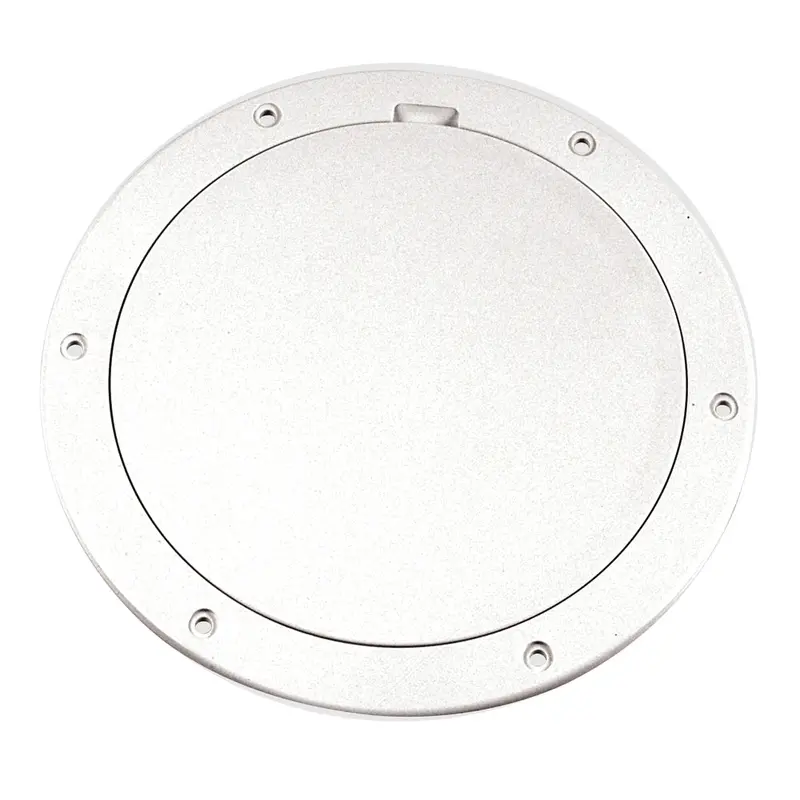Beckson 6" Smooth Center Pry-Out Deck Plate - White [Dp61-W] 1