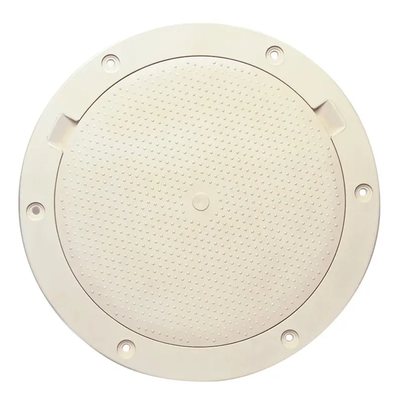 Beckson 8" Non-Skid Pry-Out Deck Plate - Beige [Dp83-N] 1