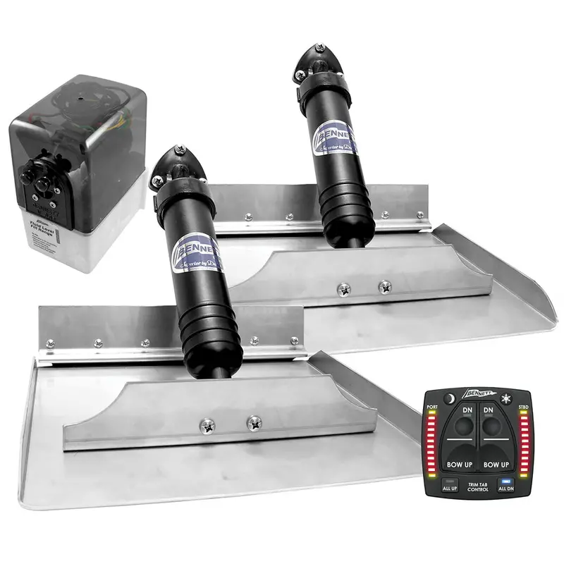 Bennett 12X12 Hydraulic Trim Tab System W/One Box Indication [1212Obi] 1
