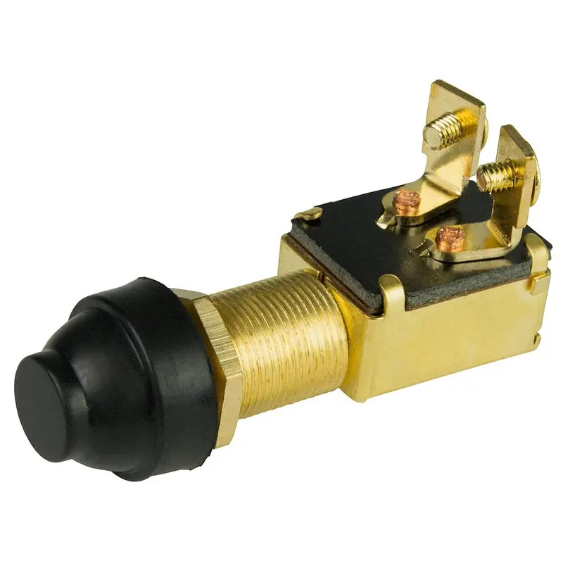 Bep 2-Position Spst Push Button Switch - Off/(On) [1001505] 1