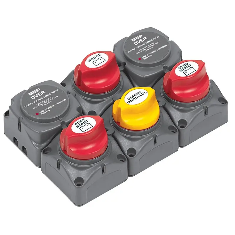 Bep Battery Distribution Cluster F/Twin Outboard Engines W/Three Battery Banks [717-140A-Dvsr] 1