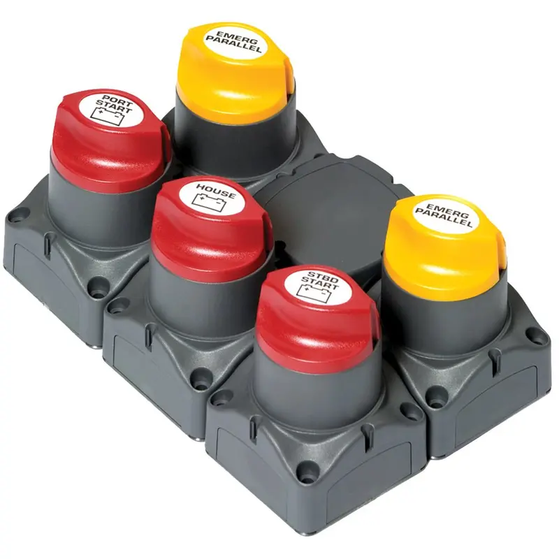 Bep Battery Distribution Cluster F/Twin Outboard Engines W/Three Battery Banks W/Motorized Vsr [80-716-0018-00] 1