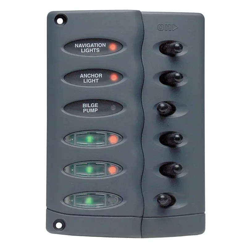 Bep Contour Switch Panel - Waterproof 6 Way [Csp6] 1