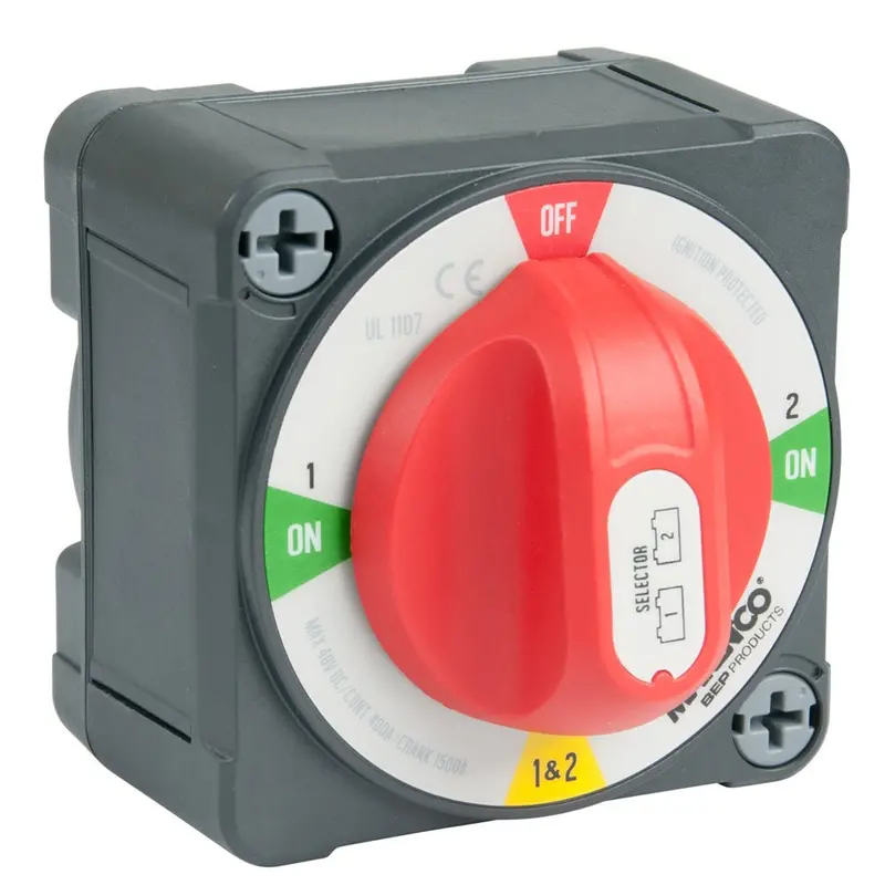 Bep Pro Installer 400A Ez-Mount Battery Selector Switch (1-2-Both-Off) [771-S-Ez] 1