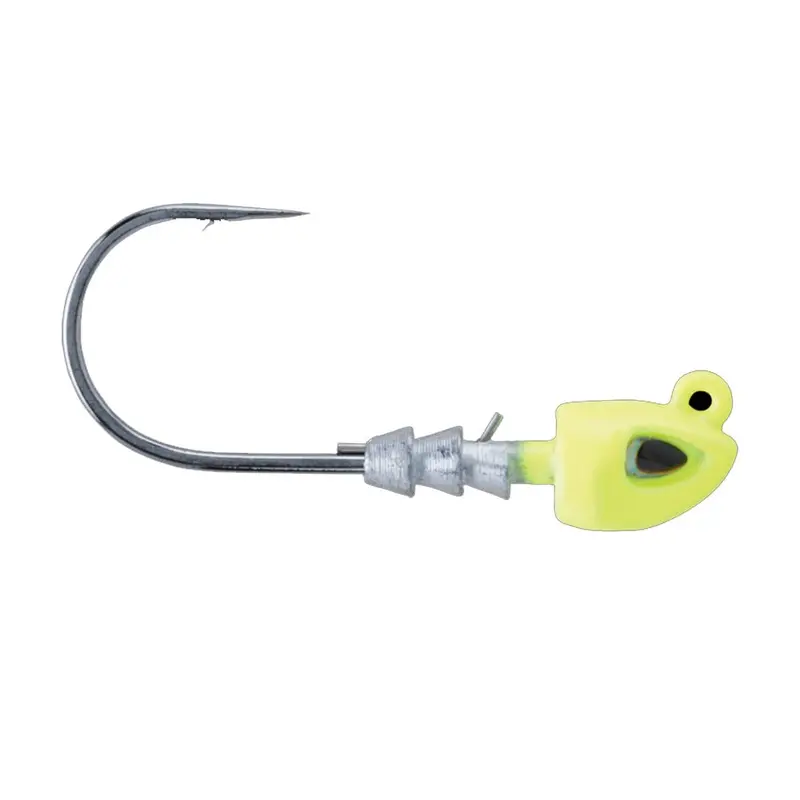 Berkley Fusion19 Swimbait Jighead - 2/0 - 1/4Oz - Chartreuse [1504423] 1