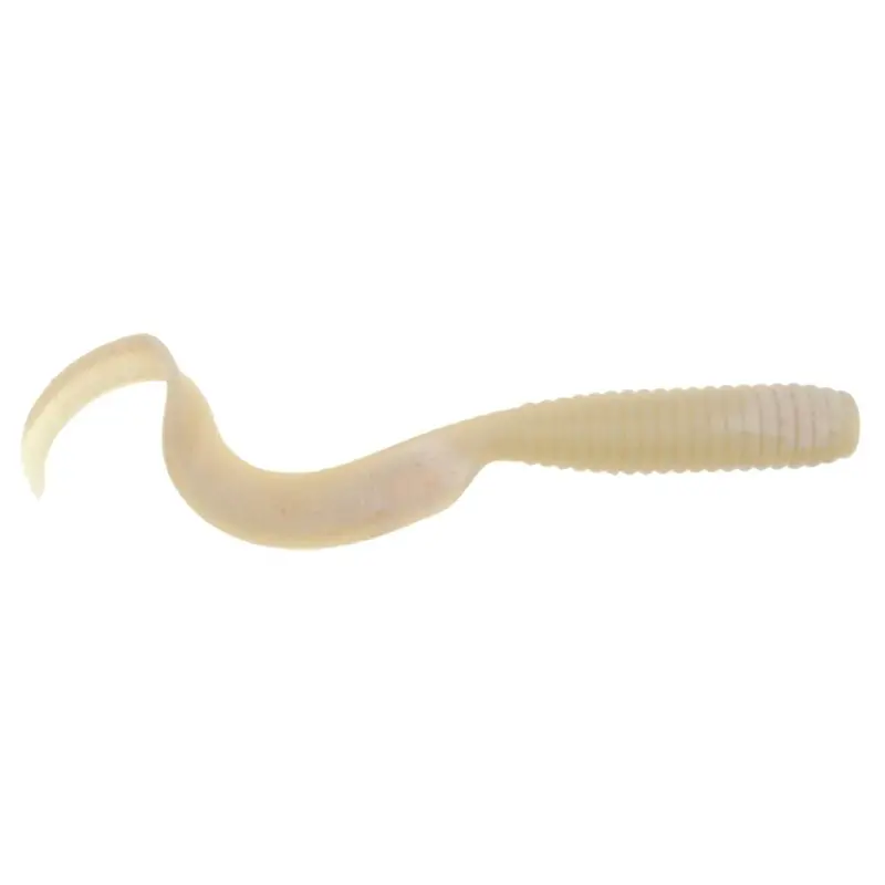 Berkley Gulp! 6" Grub - White Glow [1130766] 1