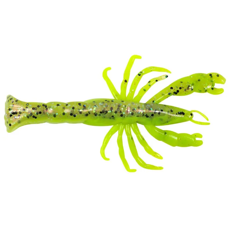 Berkley Gulp! Ghost Shrimp - Chartreuse Belly Shrimp [1189202] 1