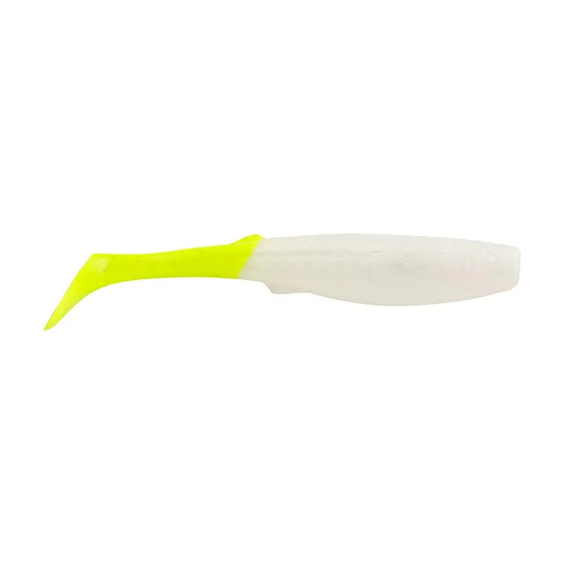 Berkley Gulp! Paddleshad - 4" - Pearl White/Chartreuse [1545531] 1