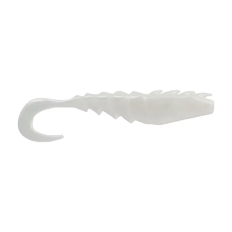 Berkley Gulp! Saltwater Nemesis Prawn Curl Tail - 5" - Pearl White [1551582] 1