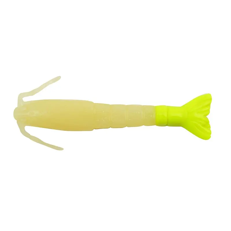 Berkley Gulp! Saltwater Shrimp - 3" - Glow/Chartreuse [1240004] 1