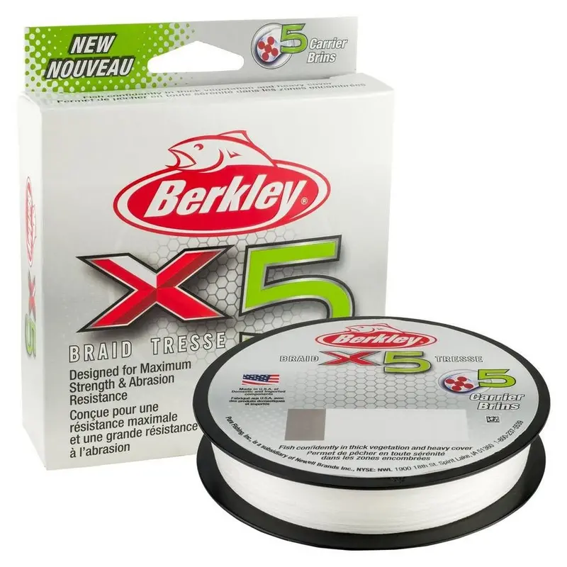 Berkley X5 Braid - 15/6 - 328Yds - Crystal [1486791] 1