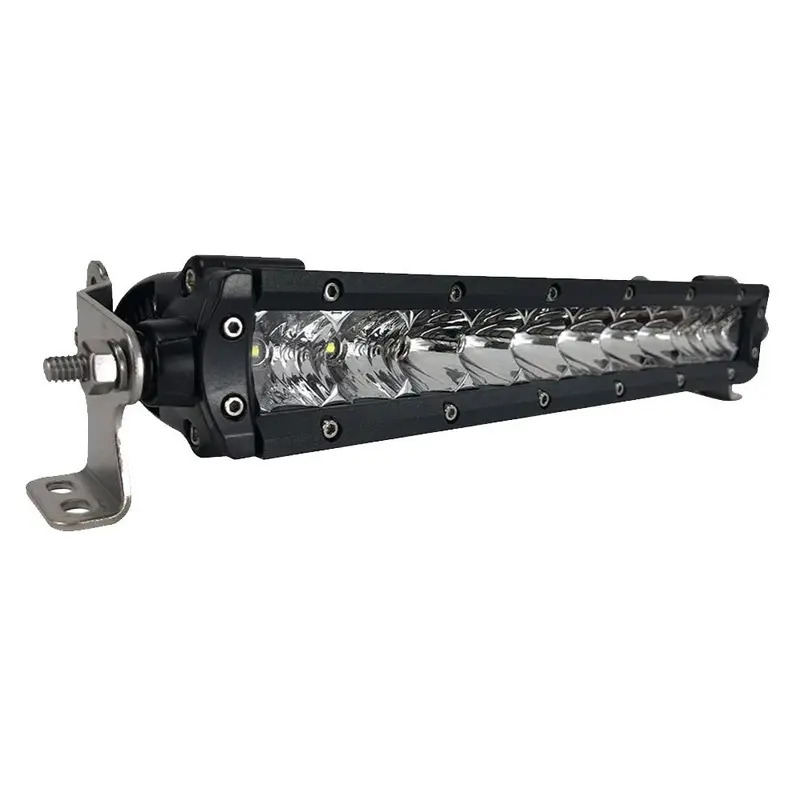 Black Oak 10" Single Row Led Light Bar - Combo Optics - Black Housing - Pro Series 3.0 [10C-S5os] 1