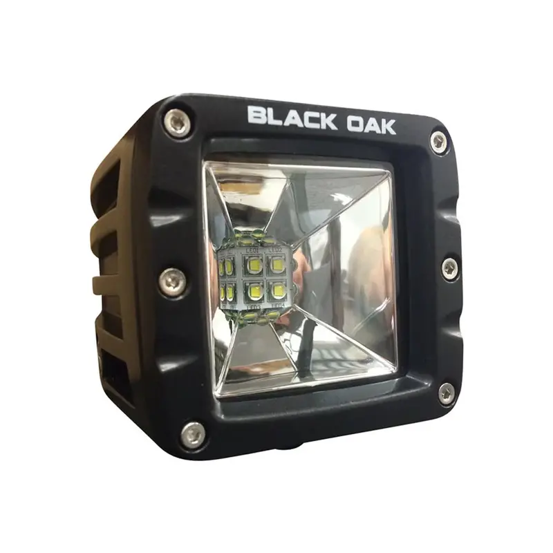 Black Oak 2" Led Light Pod - Scene Optics - Black Housing - Pro Series 3.0 [2Sl-Pod10cr] 1