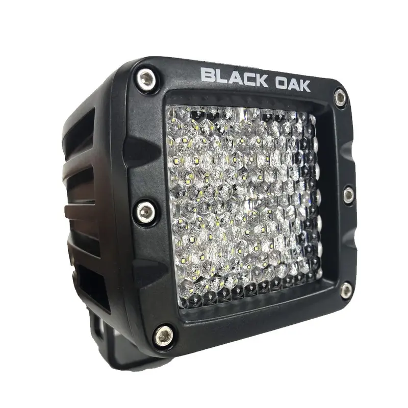 Black Oak 2" Led Pod Light - Diffused Optics - Black Housing - Pro Series 3.0 [2D-Pod10cr] 1
