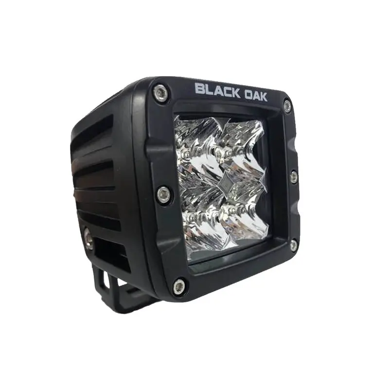 Black Oak 2" Led Pod Light - Spot Optics - Black Housing - Pro Series 3.0 [2S-Pod10cr] 1