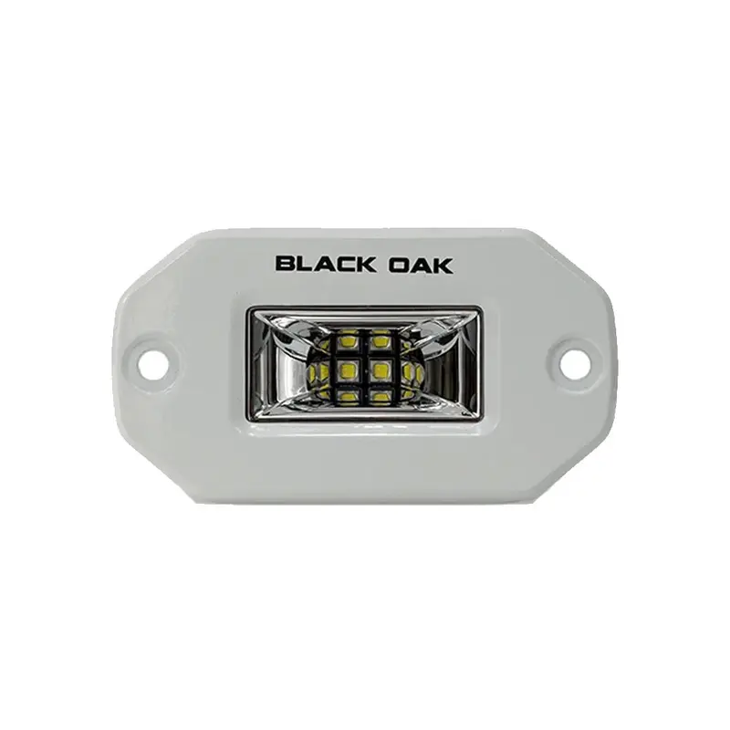 Black Oak 2" Marine Flush Mount Spreader Light - White Housing - Pro Series 3.0 [2Fsl-Srpod10cr] 1