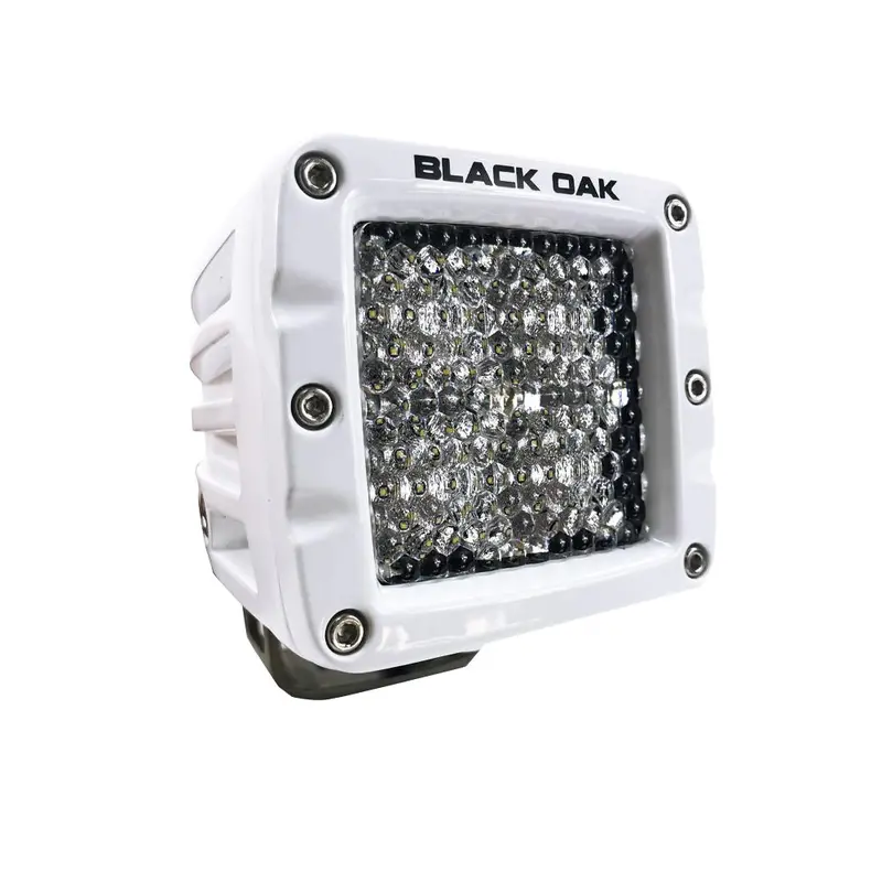Black Oak 2" Marine Led Pod Light - Diffused Optics - White Housing - Pro Series 3.0 [2Dm-Pod10cr] 1