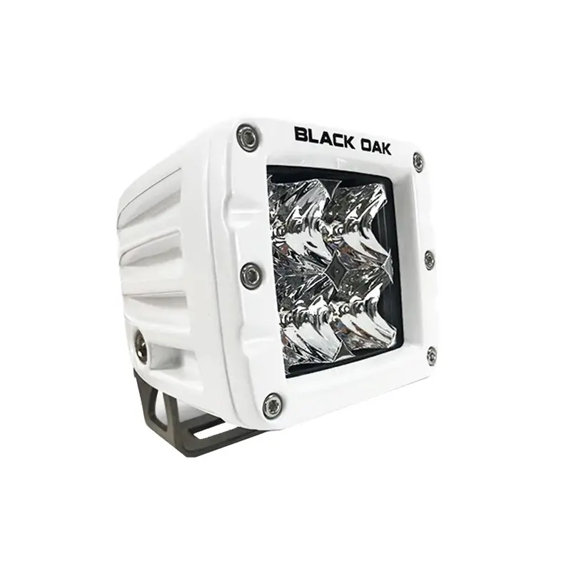 Black Oak 2" Marine Led Pod Light - Spot Optics - White Housing - Pro Series 3.0 [2Sm-Pod10cr] 1