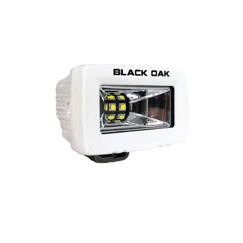 Black Oak 2" Marine Spreader Light - Scene Optics - White Housing - Pro Series 3.0 [2-Ms-S] 1