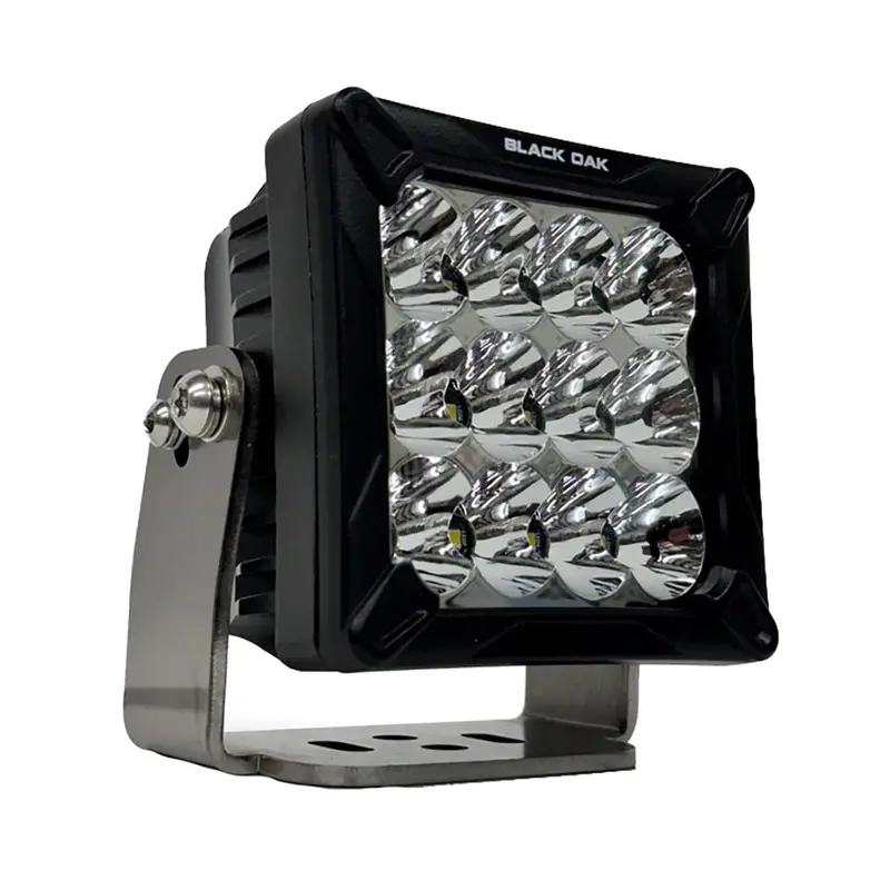 Black Oak 4" Led Pod Light - Black Housing - Bracket Mount - 120W - Combo Beam [4C-Pod] 1