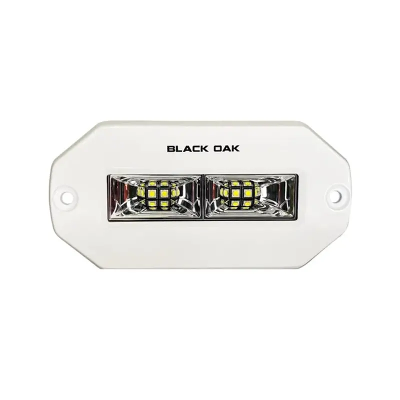 Black Oak 4" Marine Flush Mount Spreader Light - White Housing - Pro Series 3.0 [4Fmsl-S] 1