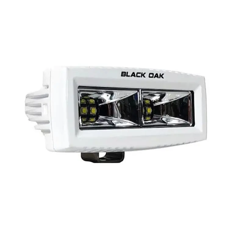 Black Oak 4" Marine Spreader Light - Scene Optics - White Housing - Pro Series 3.0 [4Ms-S] 1
