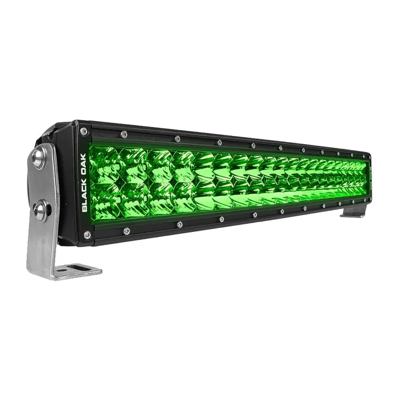 Black Oak Curved Double Row Combo Green Hog Hunting 20" Pro Series 3.0 Led Light Bar [20Cg-D3os] 1